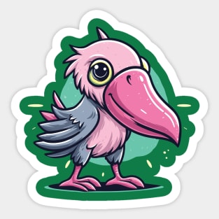 Shoebill Aesthetic Design Sticker